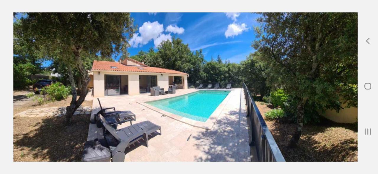 La Casita villa avec piscine prés d'Uzes Saint-Laurent-la-Vernède Exterior foto