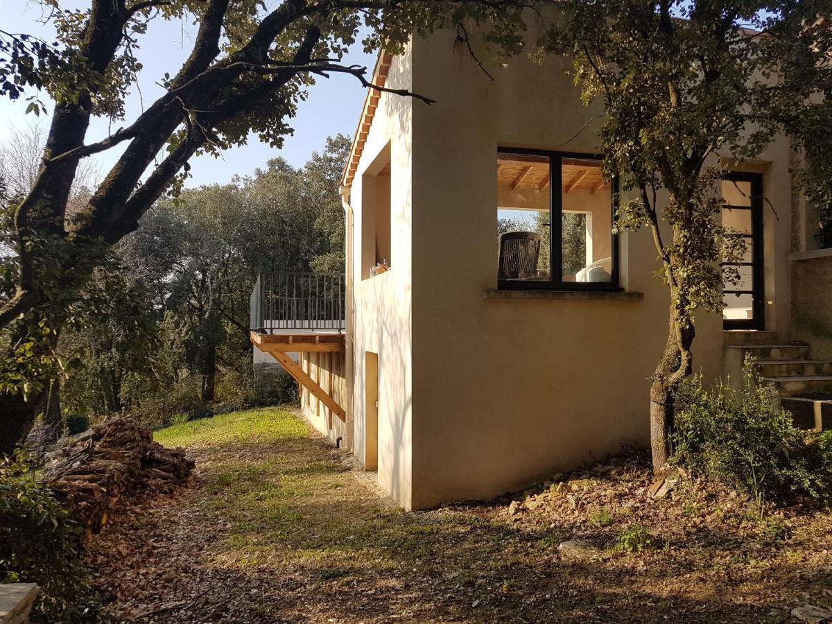 La Casita villa avec piscine prés d'Uzes Saint-Laurent-la-Vernède Exterior foto