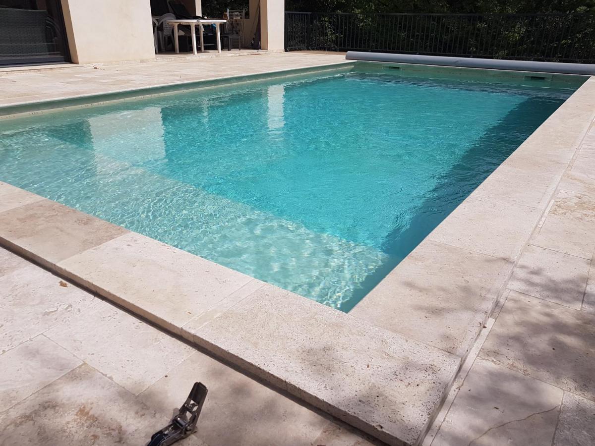 La Casita villa avec piscine prés d'Uzes Saint-Laurent-la-Vernède Exterior foto