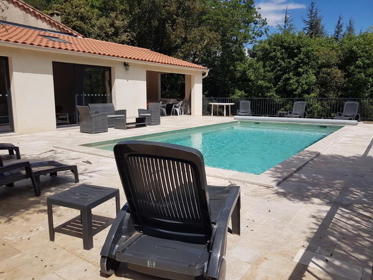 La Casita villa avec piscine prés d'Uzes Saint-Laurent-la-Vernède Exterior foto